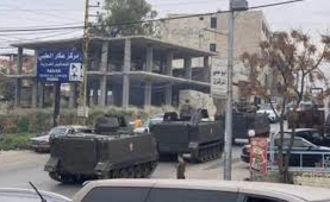 آليات الجيش اللبناني في نهر البارد