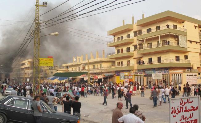 جانب من الاعتصامات السلمية في نهر البارد عام 2012