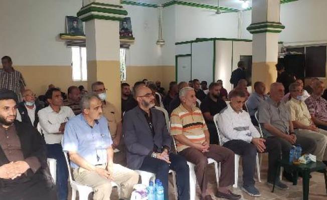 خلال تقدمة واجب العزاء