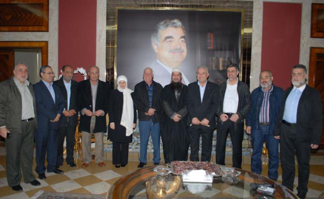 وفد اللجنة الأمنية والنائب بهية الحريري