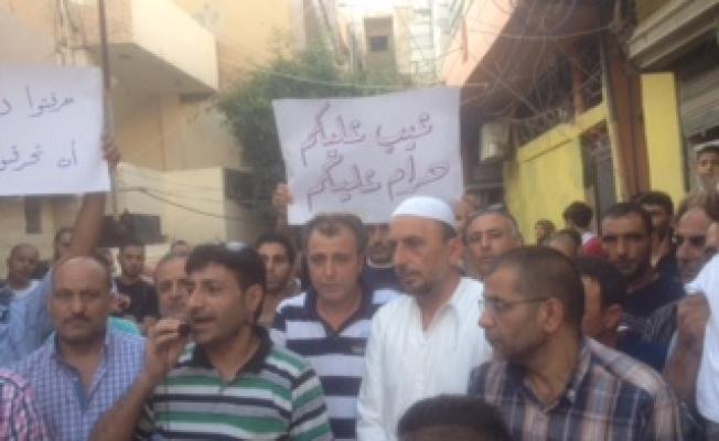  اعتصام في مخيم عين الحلوة 