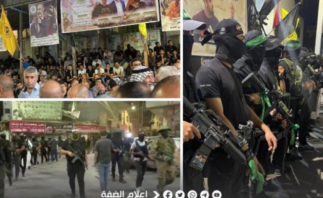 من حفل التأبين في جنين
