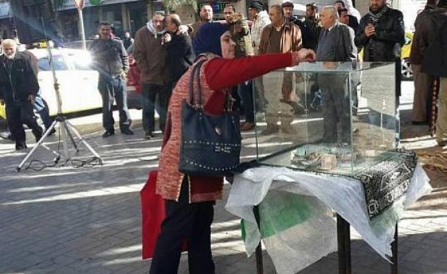 من حملة جمع التبرعات
