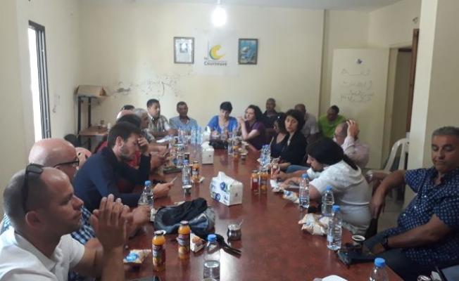 لقاء الوفد مع اللجان الشعبية