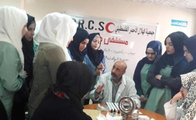 أثناء المحاضرة الصحية