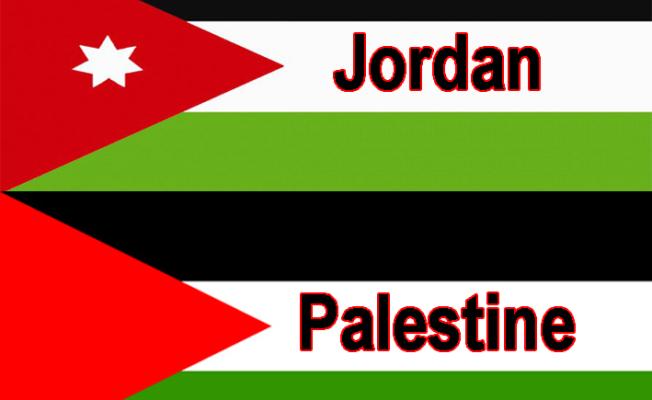علمي الأردن وفلسطين
