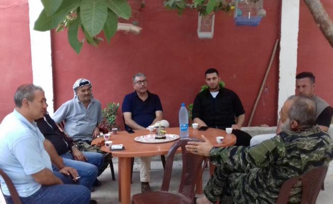 المقدح ووفد الاونروا في عين الحلوة