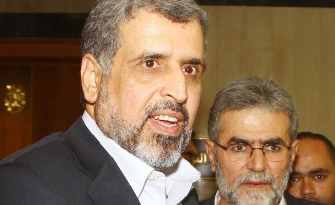 الأمين العام لحركة الجهاد الإسلامي الدكتور رمضان شلح ونائبه الحاج زياد النخالة