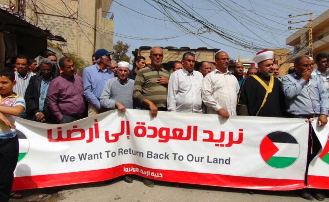 اثناء الاعتصام في برج الشمالي 