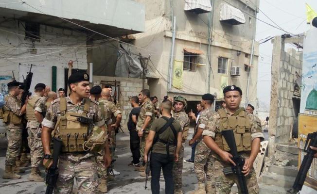 الجيش اللبناني في مخيم المية ومية