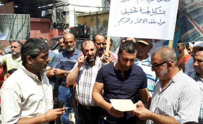اعتصام لأصحاب المنازل المتضررة في عين الحلوة