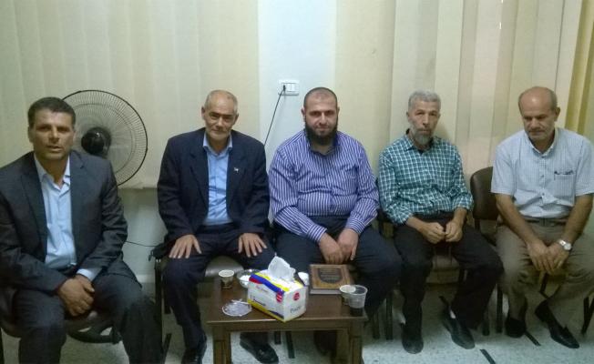 بسام موعد والجموع المهنئة 