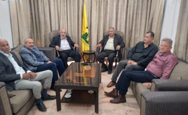 حب الله عرض مع وفد من الجبهة الشعبية