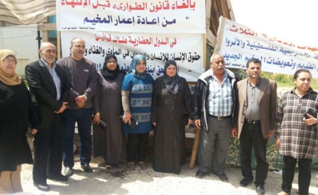 زيارة خيمة الاعتصام في البارد