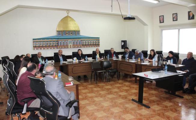 اجتماع موسع للمؤسسات الطبية الفلسطينية