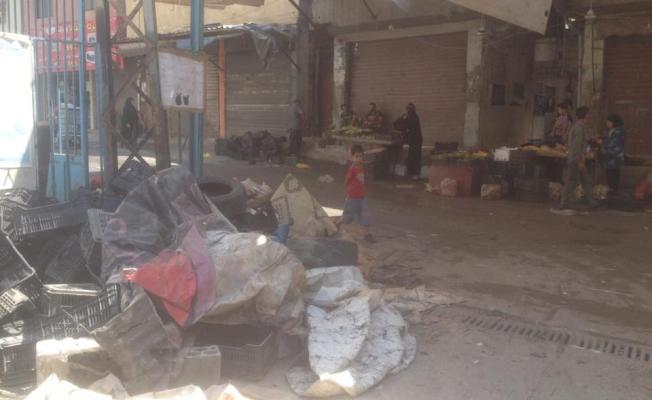 آثار الاشتباك في عين الحلوة