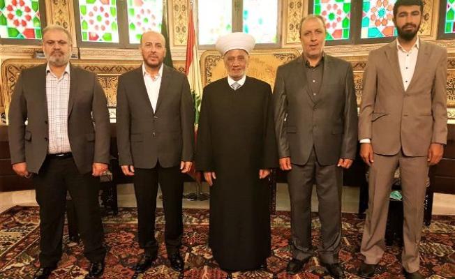 لقاء حماس بالمفتي دريان