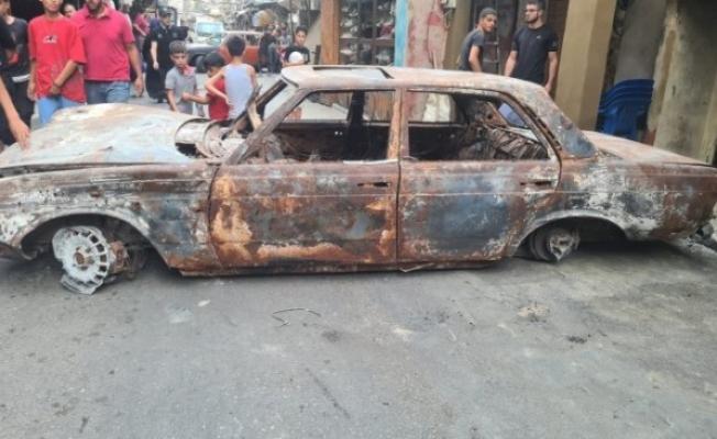 إغلاق الطريق في عين الحلوة