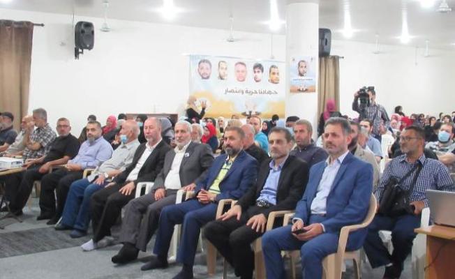 الحاج أبو سامر خلال الاحتفال