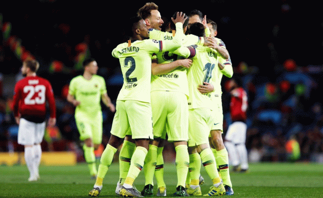 برشلونة يفوز على اليونايتد