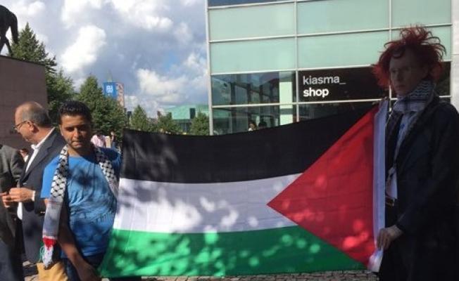 اعتصام فلسطيني في فلندا (1)