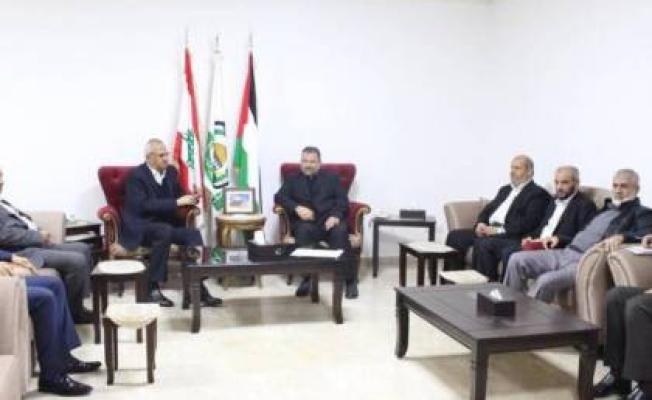 لقاء وفد حماس برئاسة العاروري