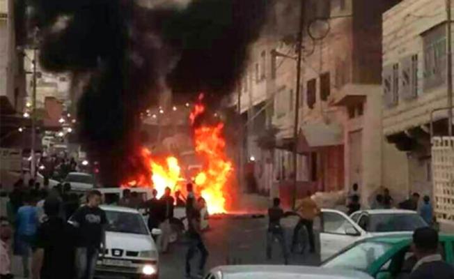 أثناء هجوم الشبان على مركبة لليهود