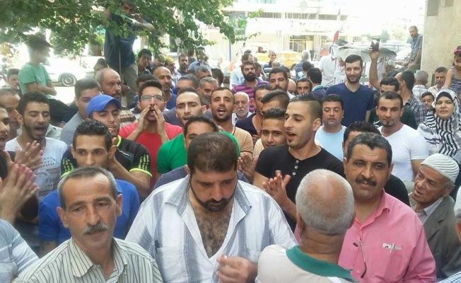 جانب من الاحتجاجات ضد تقليصات الأونروا