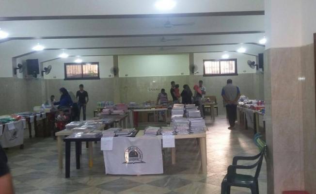 معرض القرطاسية الذي تنظمه رابطة بيت المقدس في مخيم نهر البارد شمال لبنان