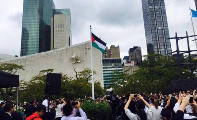 رفع علم فلسطين بالأمم المتحدة