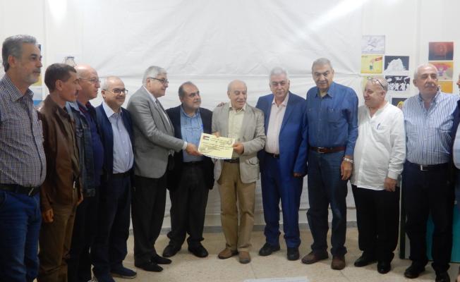 أثناء التكريم 
