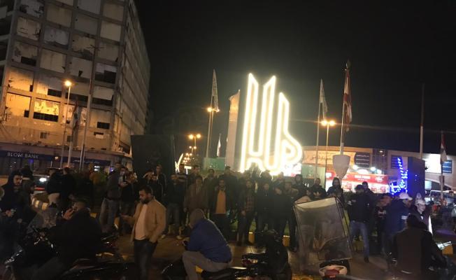 مظاهرة في ساحة النور في طرابلس احتجاجاً على وفاة الطفل محمد وهبة