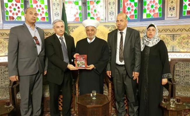 في دار الفتوى خلال الاستقبال 