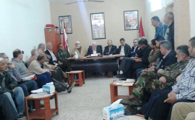 خلال اجتماع القيادة السياسية في عين الحلوة