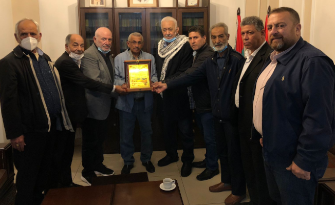 أسامة سعد استقبل وفداً من فتح
