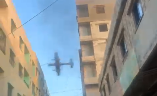 الطيران الحربي فوق مباني مخيم نهر البارد!..