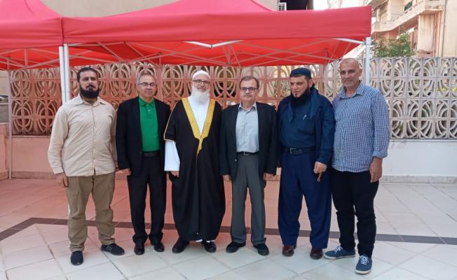 الوفد مع الدكتور عبدالرحمن البزري