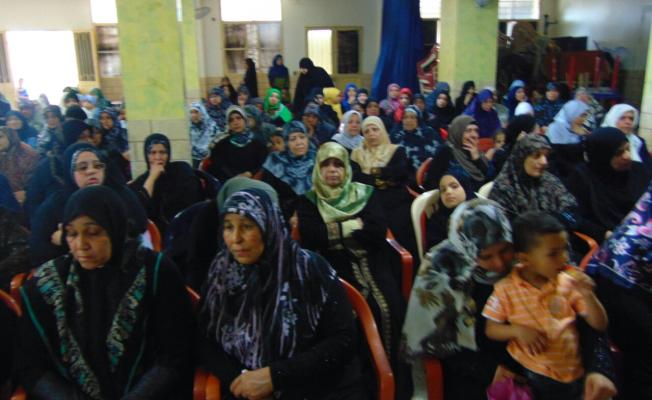 الهيئة النسائية في برج الشمالي تستقبل رمضان