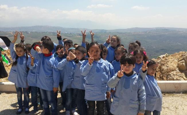 اعتصام للأطفال الفلسطينيين في قلعة الشقيف