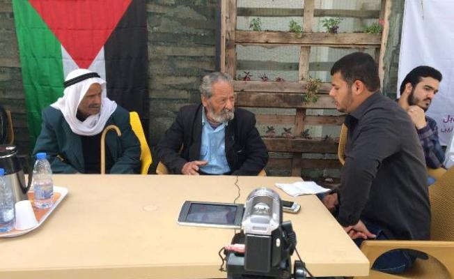 لقطة أثناء اللقاء مع المسنين