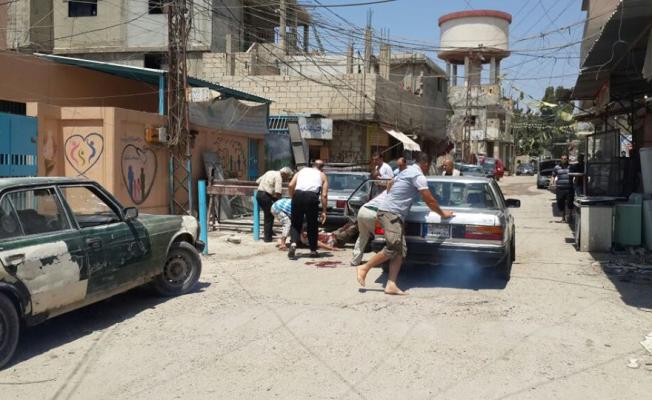 صورة من مكان الاغتيال في عين الحلوة