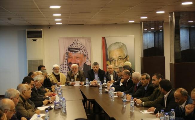 اجتماع قيادة الفصائل في السفارة الفلسطينية (أرشيف)