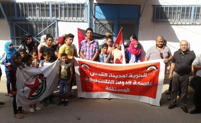 أثناء التضامن في برج الشمالي 