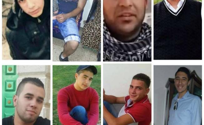 جثامين شهداء انتفاضة القدس