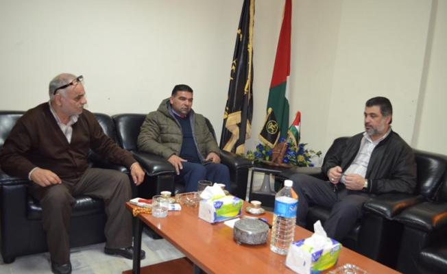 العينا خلال استقباله الوفد