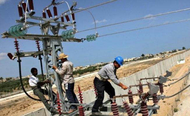 خطوط الكهرباء في غزة