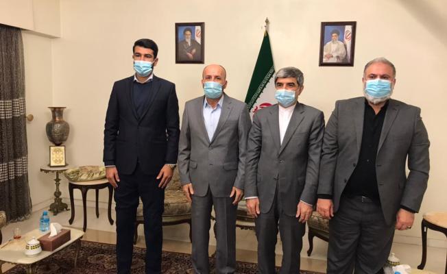 السفير الإيراني مع الوفد