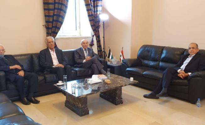منيمنة عرض ووفد من الجبهة الديمقراطية