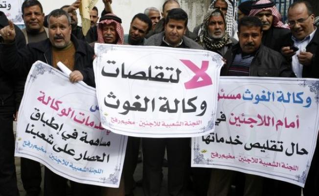 اعتصام احتجاجاً على تقليصات الأونروا