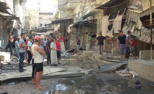 أضرار اشتباك الأخير في عين الحلوة